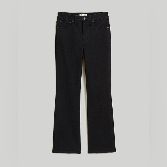 Madewell Petite Kick Out Crop Jeans NM812 Black P 26 - Picture 6 of 7